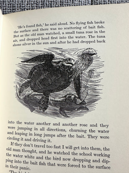 1968 The Old Man & The Sea - Ernest Hemingway (Book Club Special Edition)(Illustration C. F. Tunnicliffe & Raymond Sheppard)