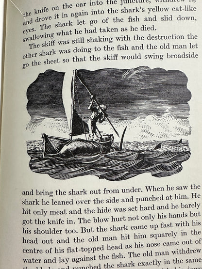 1968 The Old Man & The Sea - Ernest Hemingway (Book Club Special Edition)(Illustration C. F. Tunnicliffe & Raymond Sheppard)