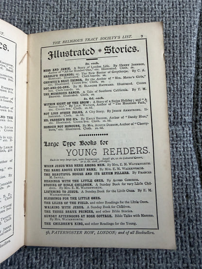 1892 Nobody Never Told Me, Sir’ - Edith Harvey Brooks (Religious Tract Society)