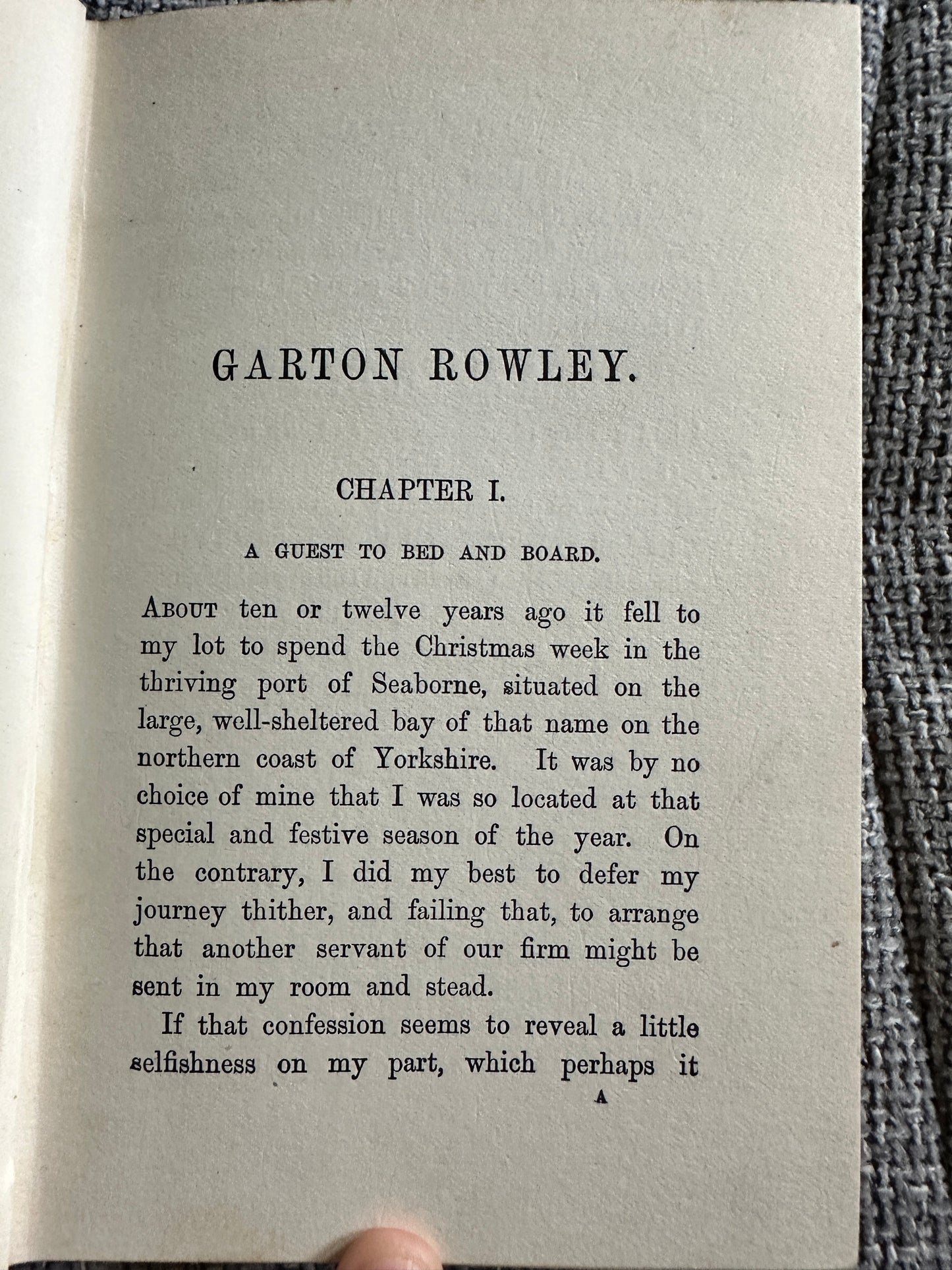 1912*1st* Garton Rowley - Jackson Wray(James Nisbet & Co Ltd)