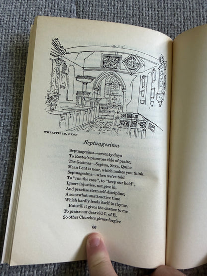 1982 Church Poems - John Betjeman (John Piper illust) Pan Books
