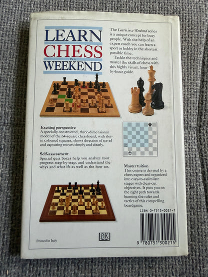 1993 Learn Chess In A Weekend - Ken Whyld (Dorling Kindersley)