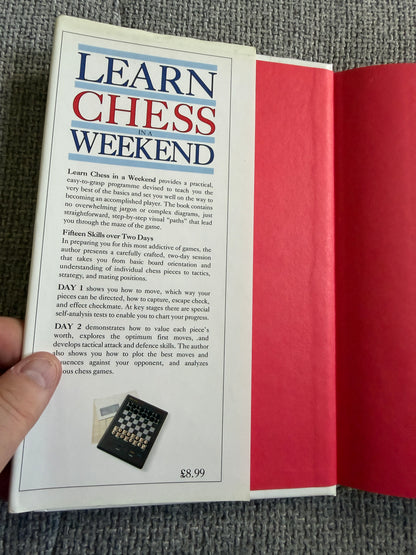 1993 Learn Chess In A Weekend - Ken Whyld (Dorling Kindersley)