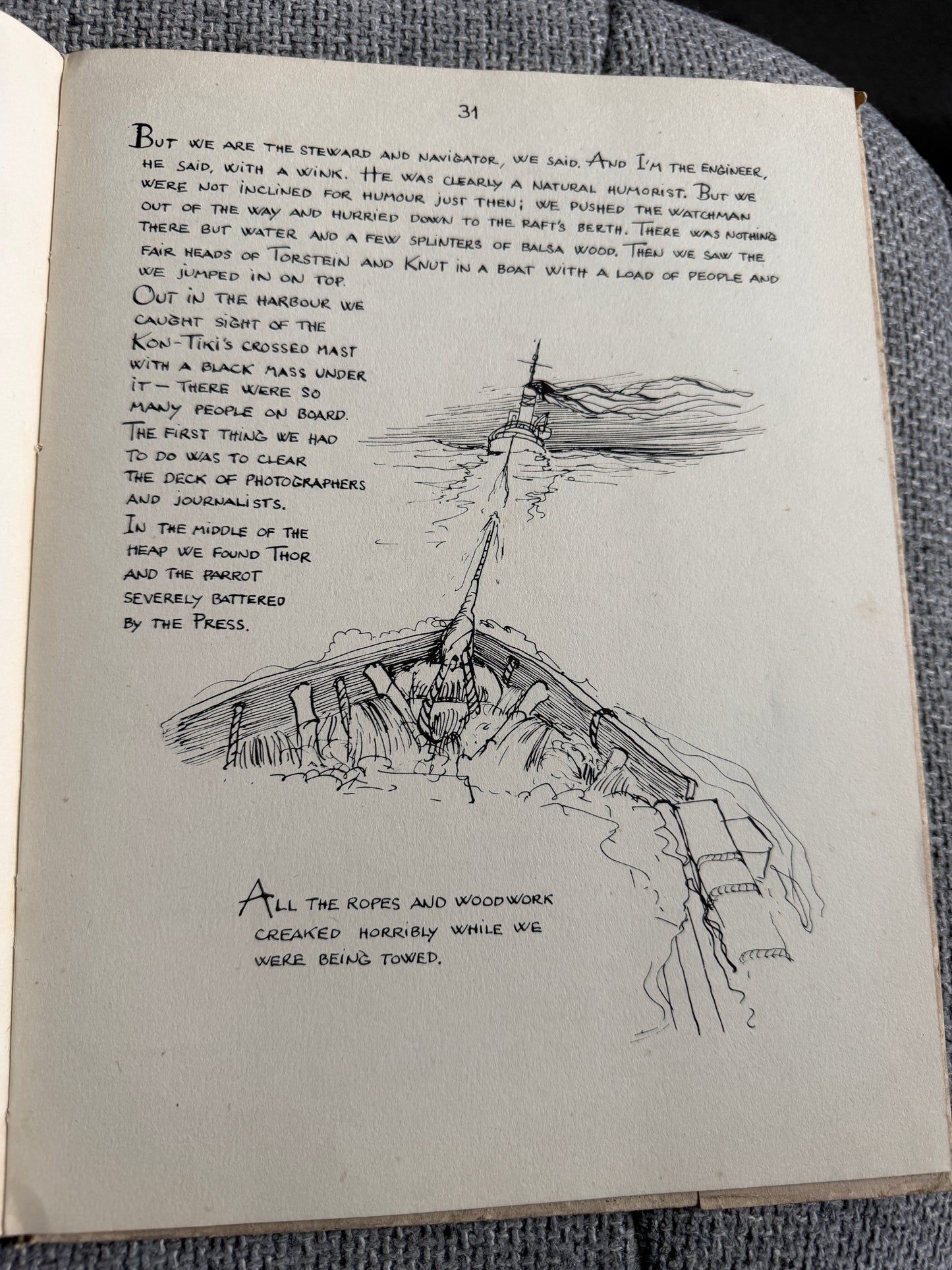 1952 Kon-Tiki & I - Erik Hesselberğ (Allen & Unwin)