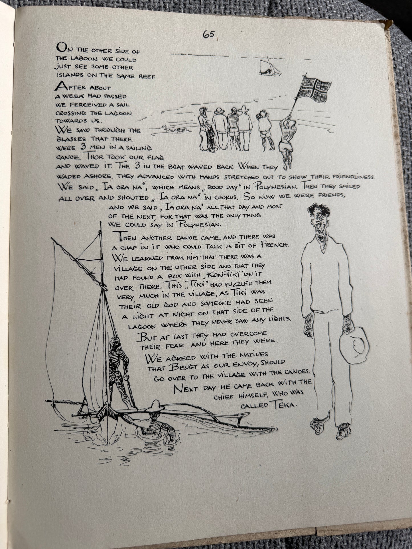 1952 Kon-Tiki & I - Erik Hesselberğ (Allen & Unwin)
