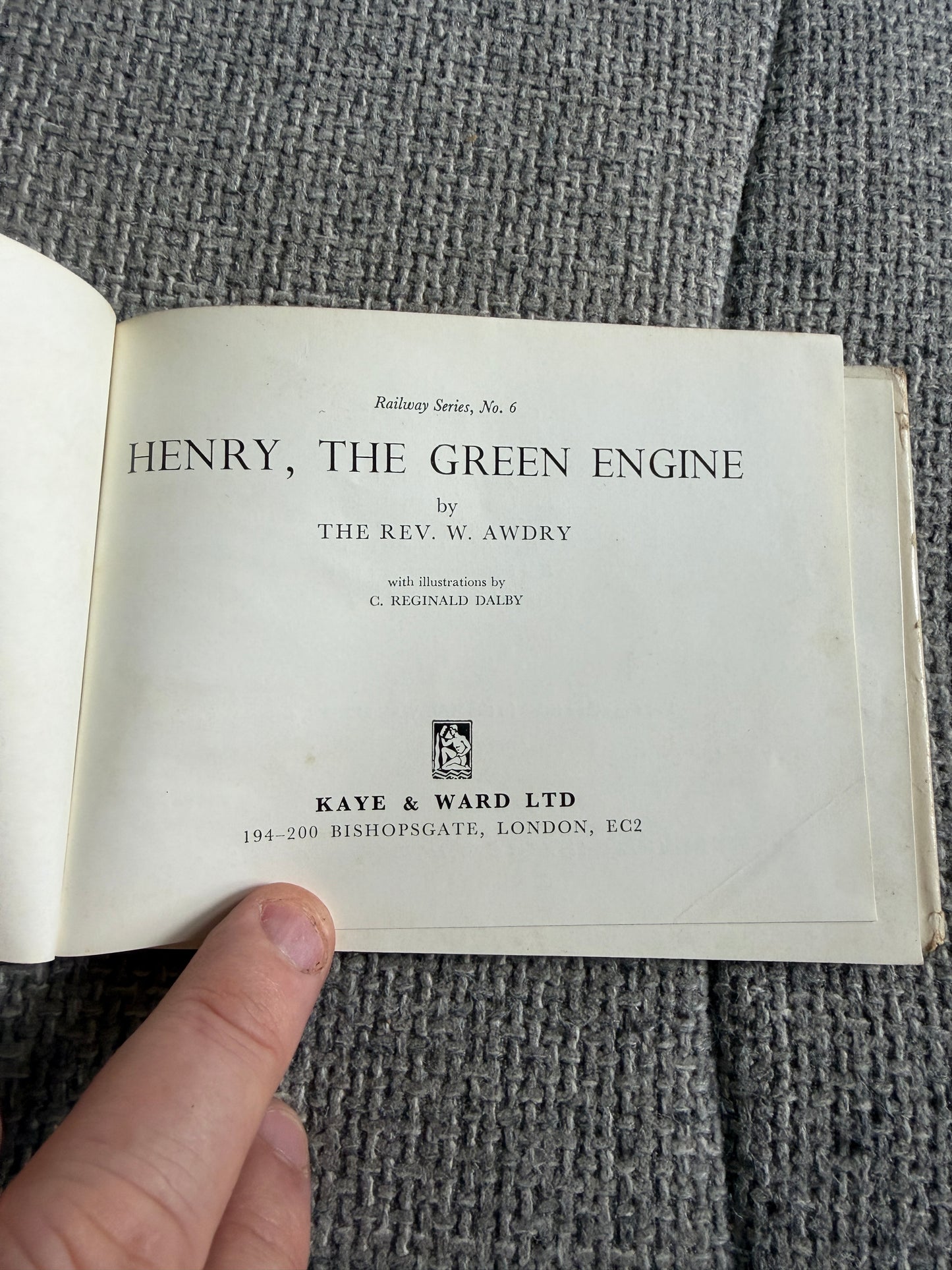 1967 Henry The Green Engine(No 6) - The Rev W. Awdry (C. Reginald Dalby) Kaye & Ward Ltd