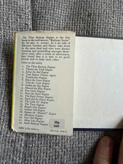 1967 The Three Railway Engines (No1) The Rev W. Awdry (C. Reginald Dalby illust) Kaye & Ward Ltd
