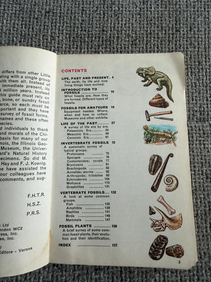1967 Fossils A Guide To Prehistoric Life - Frank T. H. Rhodes, Herbert S. Zim & Paul R. Shaffer (Raymond Perlman illustration) Paul Hamlyn