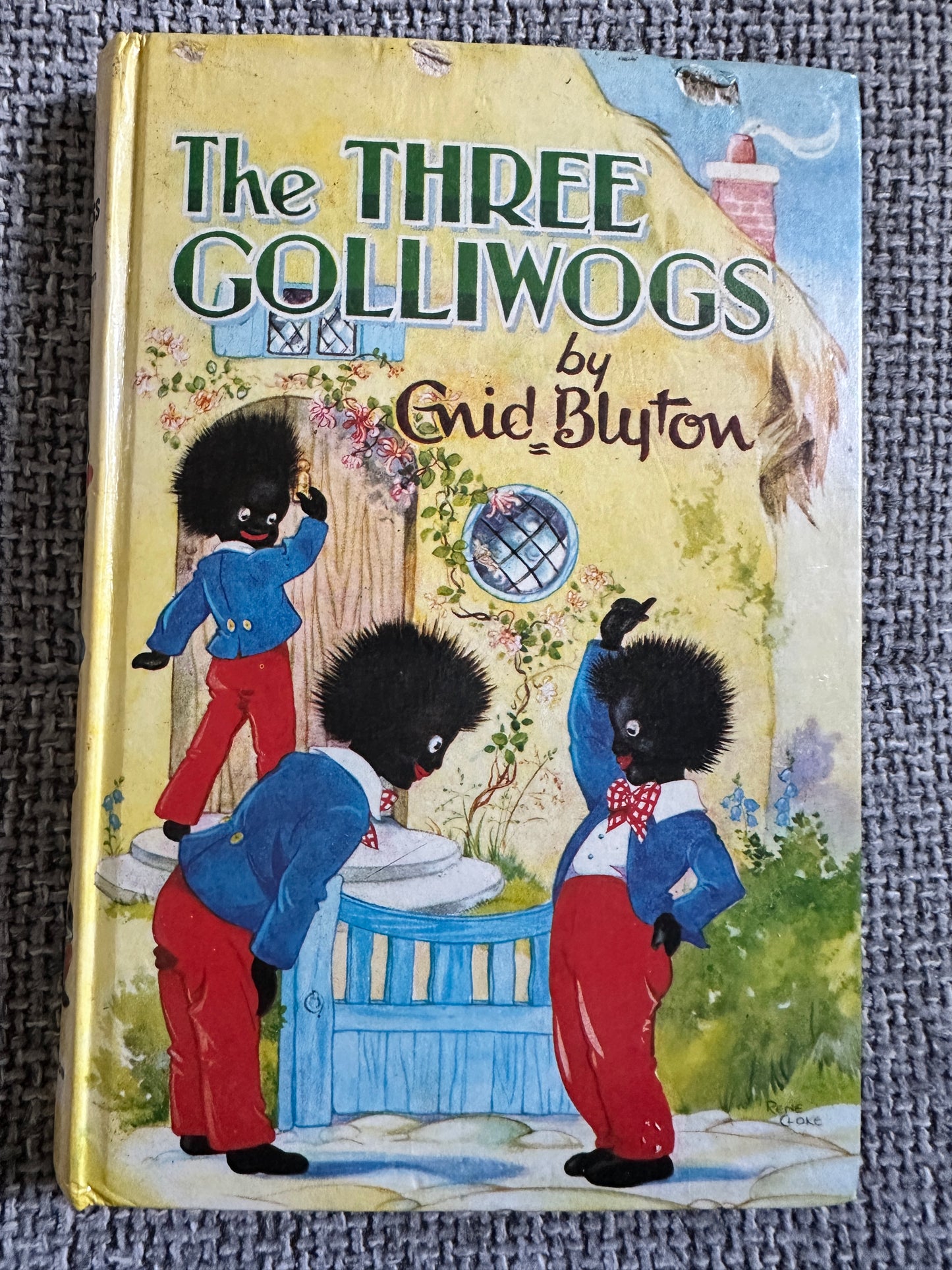 1969 The Three Golliwogs - Enid Blyton(Rene Cloke Illust) Dean & Son Ltd