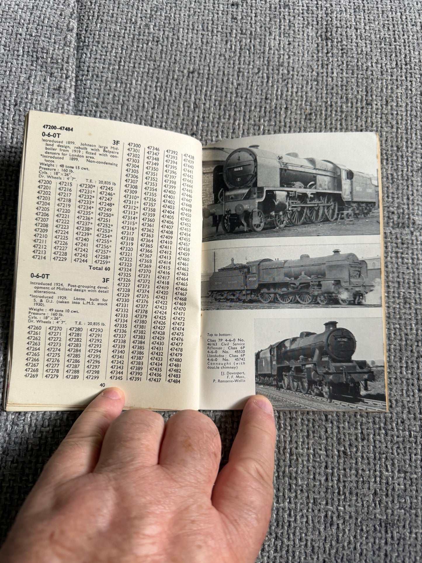 1950’s ABC British Railways Locomotives (London Midland Region) 40000-59999 - Ian Allan Published
