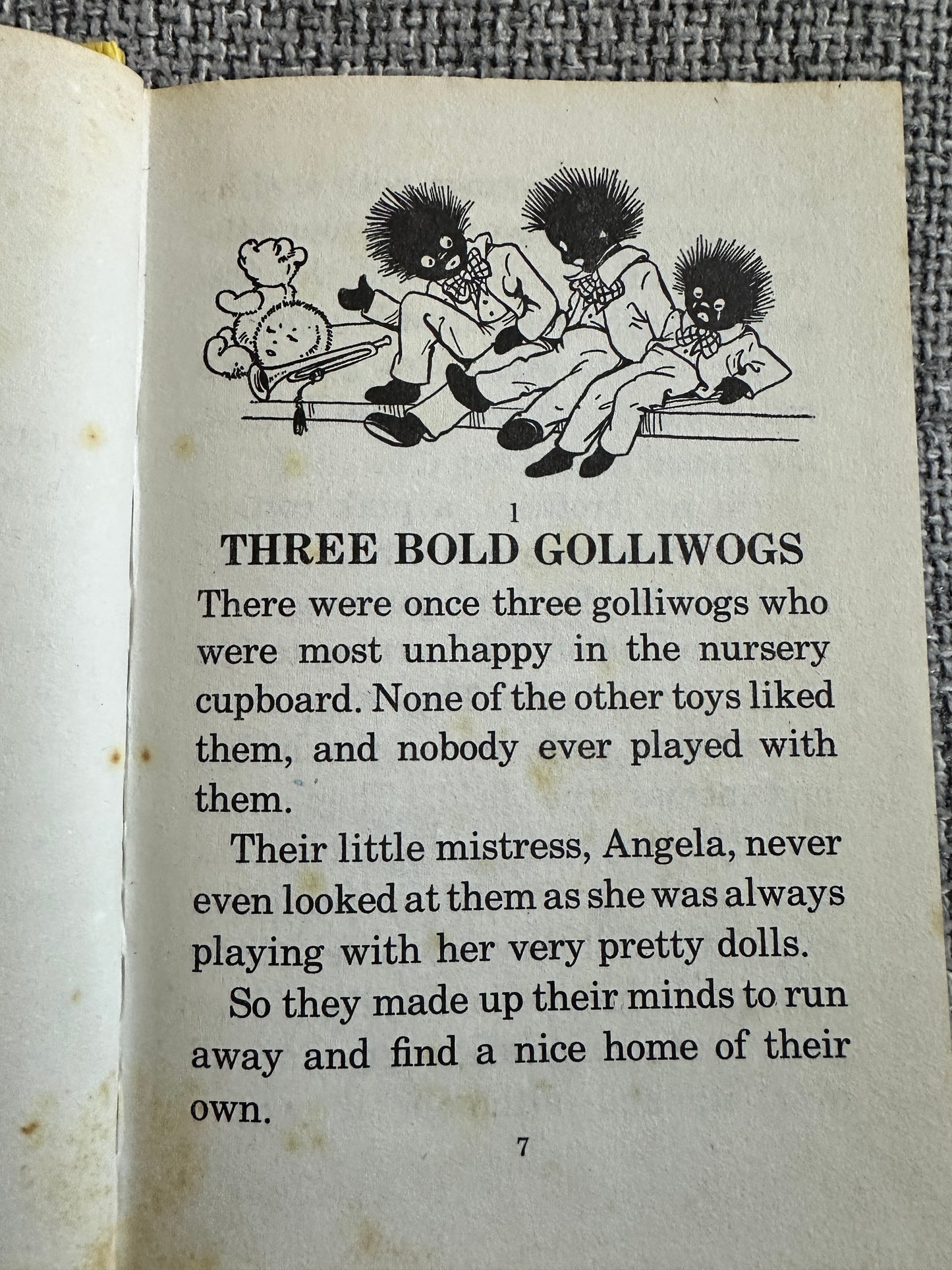 1969 The Three Golliwogs - Enid Blyton(Rene Cloke Illust) Dean & Son Ltd