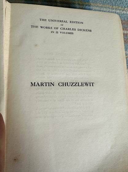 1913 Martin Chuzzlewit - Charles Dickens(Phiz illustration) Chapman & Hall