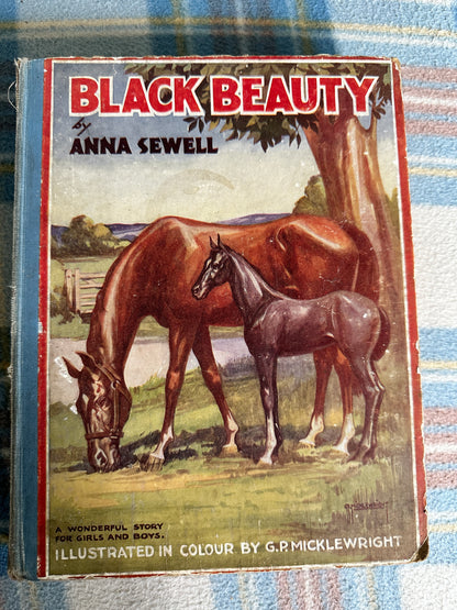 1933 Black Beauty - Anna Sewell(G. P. Micklewright illustration) J. Coker & Co Ltd