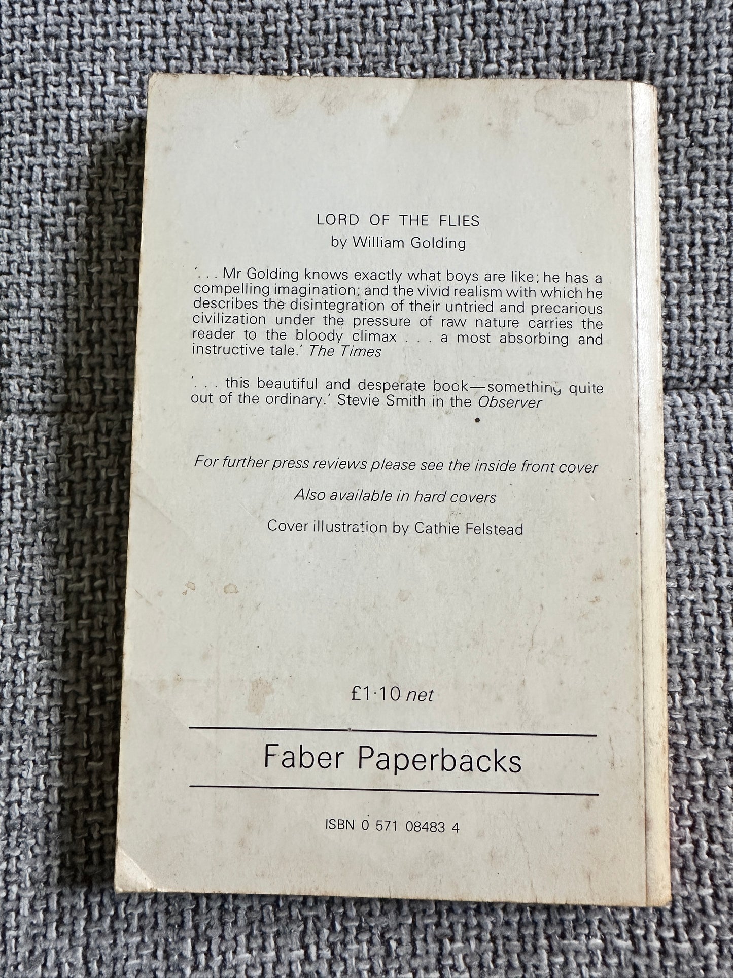 1980 Lord Of The Flies - William Golding(Faber & Faber)