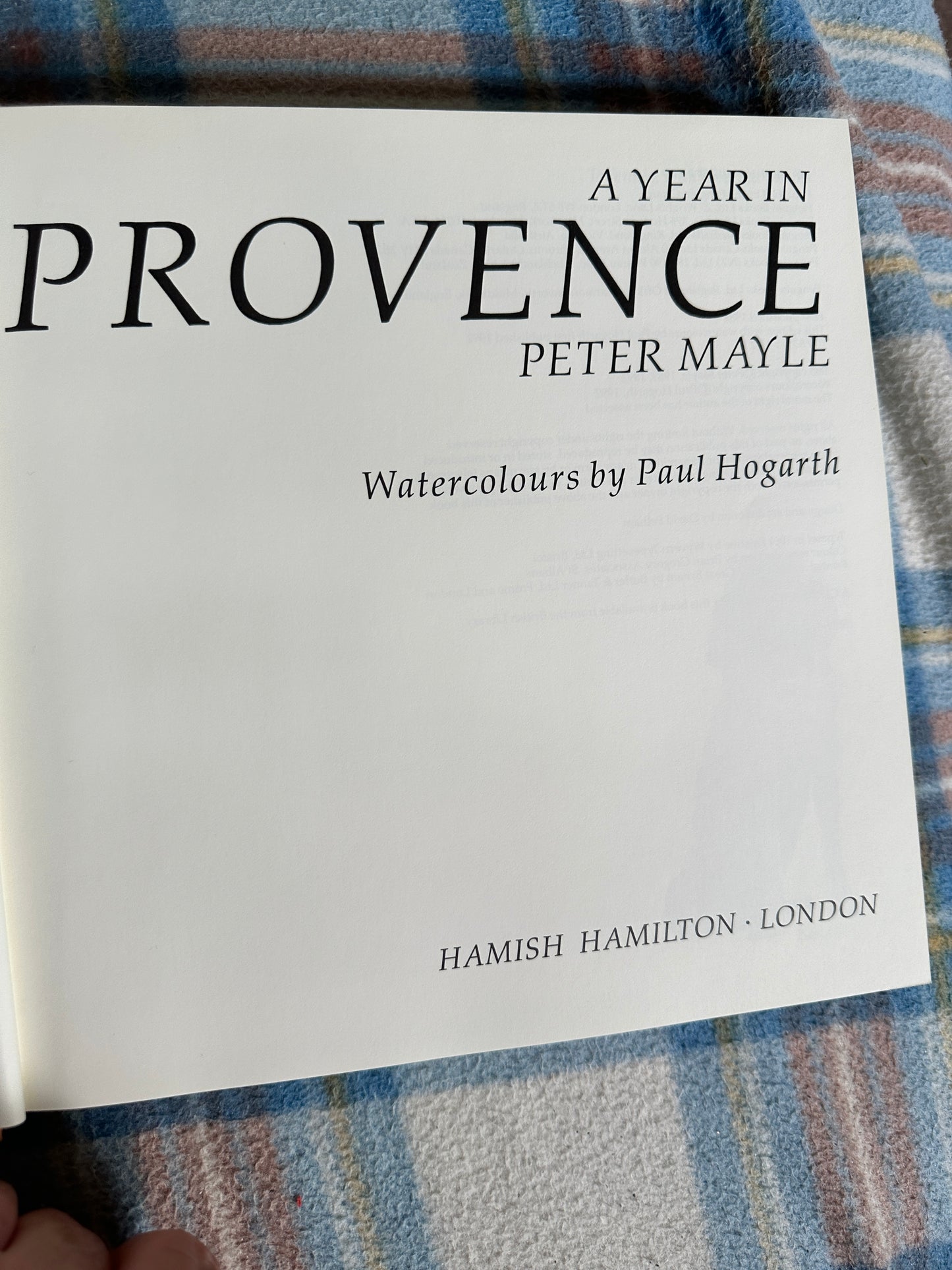 1992*1st* A Year In Provence - Peter Mayle (Paul Hogarth water colour illustration) Hamish Hamilton