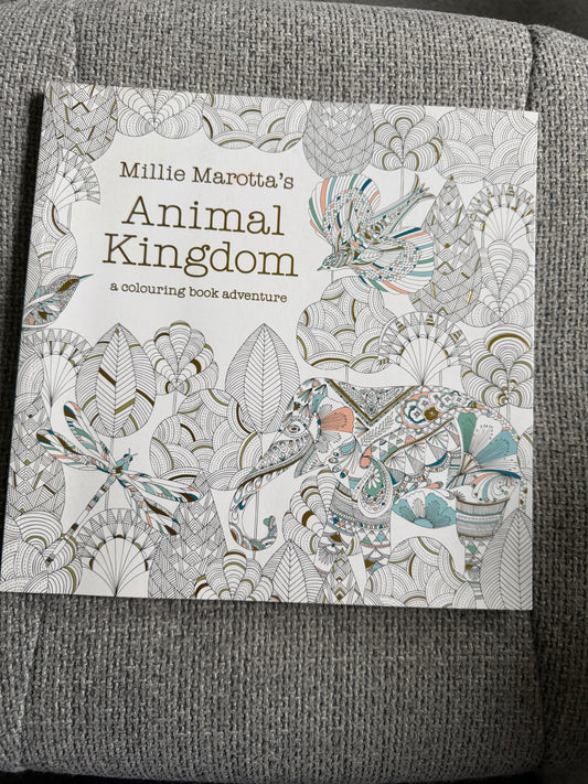 2014 Millie Marotta’s Animal Kingdom A Colouring Book Adventure (As new) Batsford