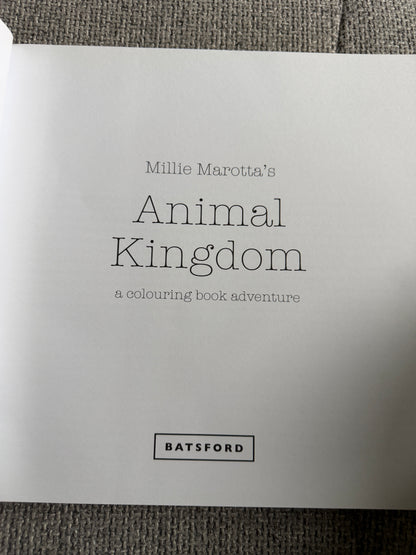 2014 Millie Marotta’s Animal Kingdom A Colouring Book Adventure (As new) Batsford