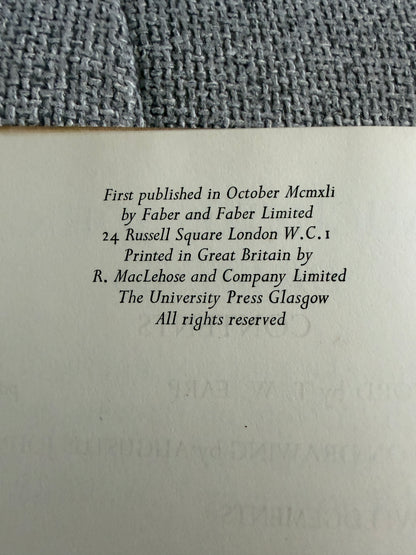 1941 Augustus John Drawings - Lillian Browse & T. W. Earp (Faber & Faber Ltd)