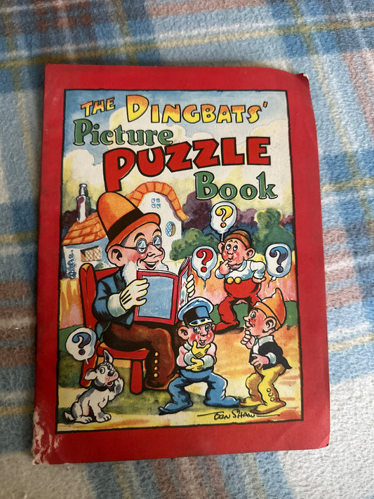 1940’s The Dingbats’ Picture Puzzle Book (Tom Shaw illustration) printed in England