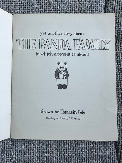 1970’s The Panda Family A Present Is Absent - C. J. Cressey(Tamasin Cole Illust) Printing Arts Ltd