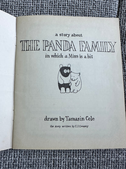 1970’s The Panda Family A Miss Is A Hit - C. J. Cressey(Tamasin Cole Illust) Printing Arts Ltd