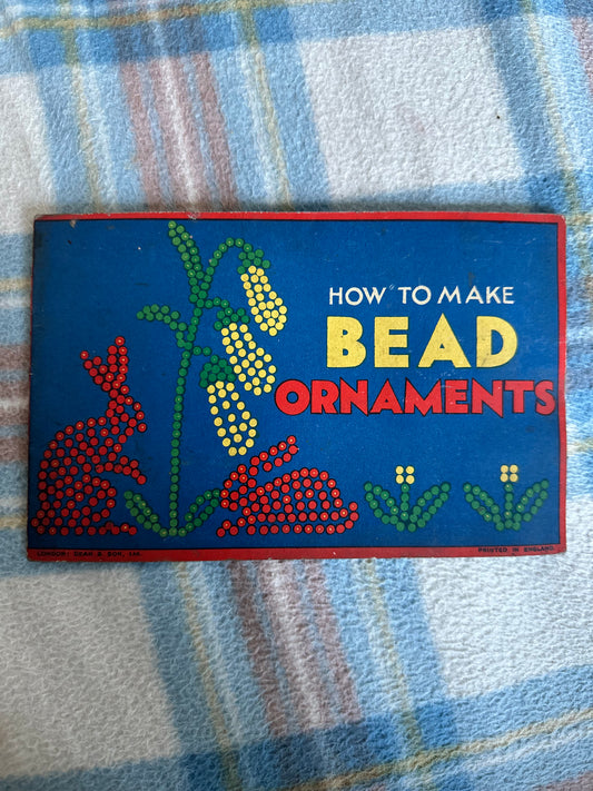1940’s How To Make Bead Ornaments(Printed in England)