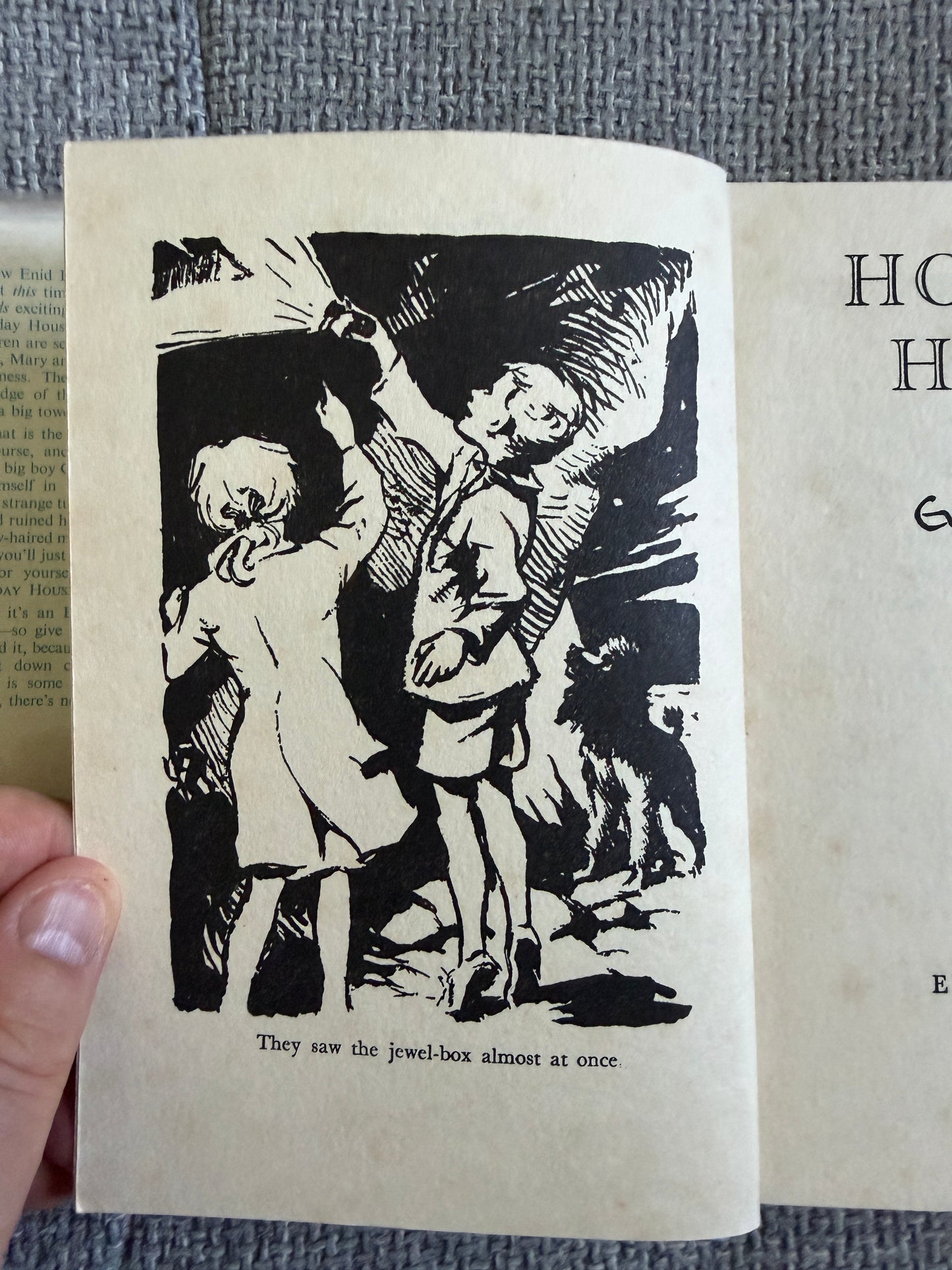 1955*1st* Holiday House - Enid Blyton (Grace Lodge illust) Evans Bros.
