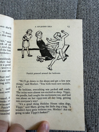 1955*1st* Holiday House - Enid Blyton (Grace Lodge illust) Evans Bros.