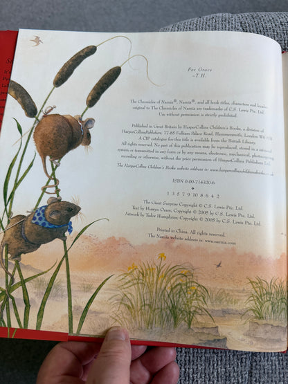 2005*1st* The Giant Surprise (A Narnia Story) Hiawyn Oram (Tudor Humphries illust) HarperCollins