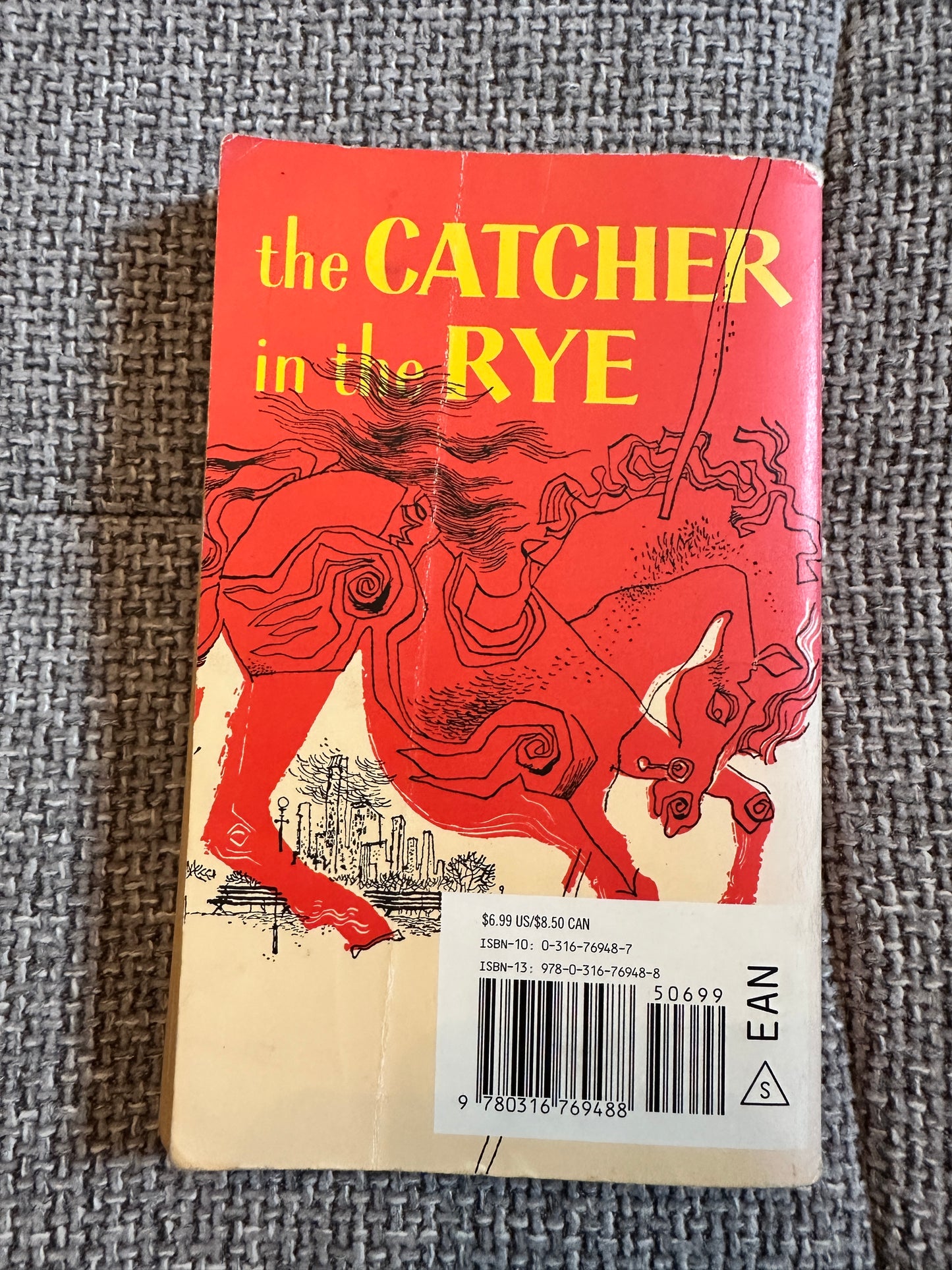 1991 The Catcher In The Rye- J. D. Salinger(Little Brown Books)