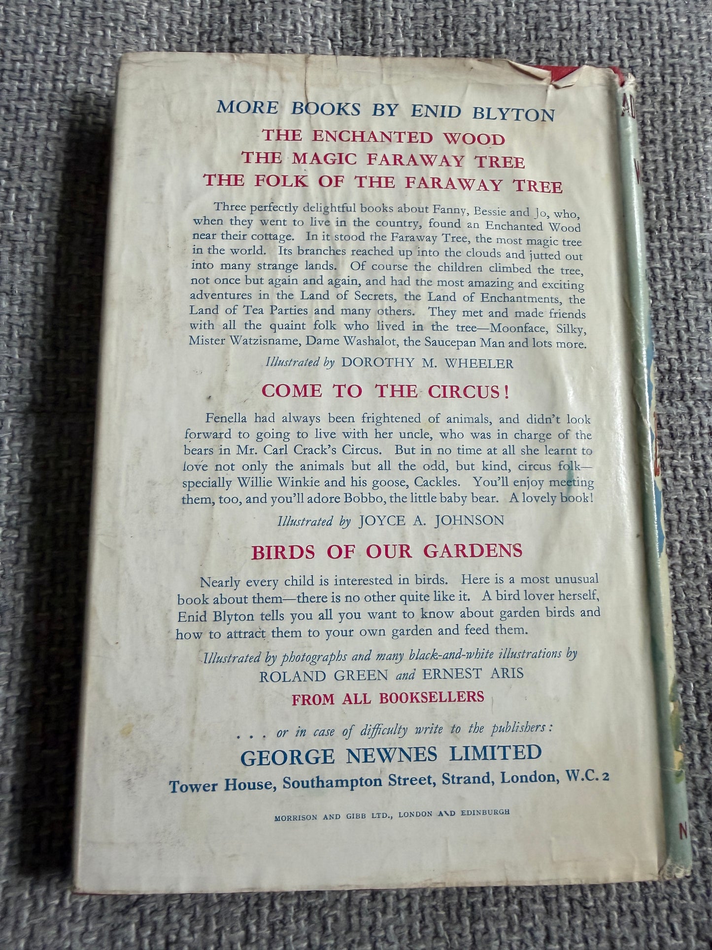 1964 Adventures Of The Wishing-Chair - Enid Blyton (Hilda McGavin illust) George Newnes Ltd
