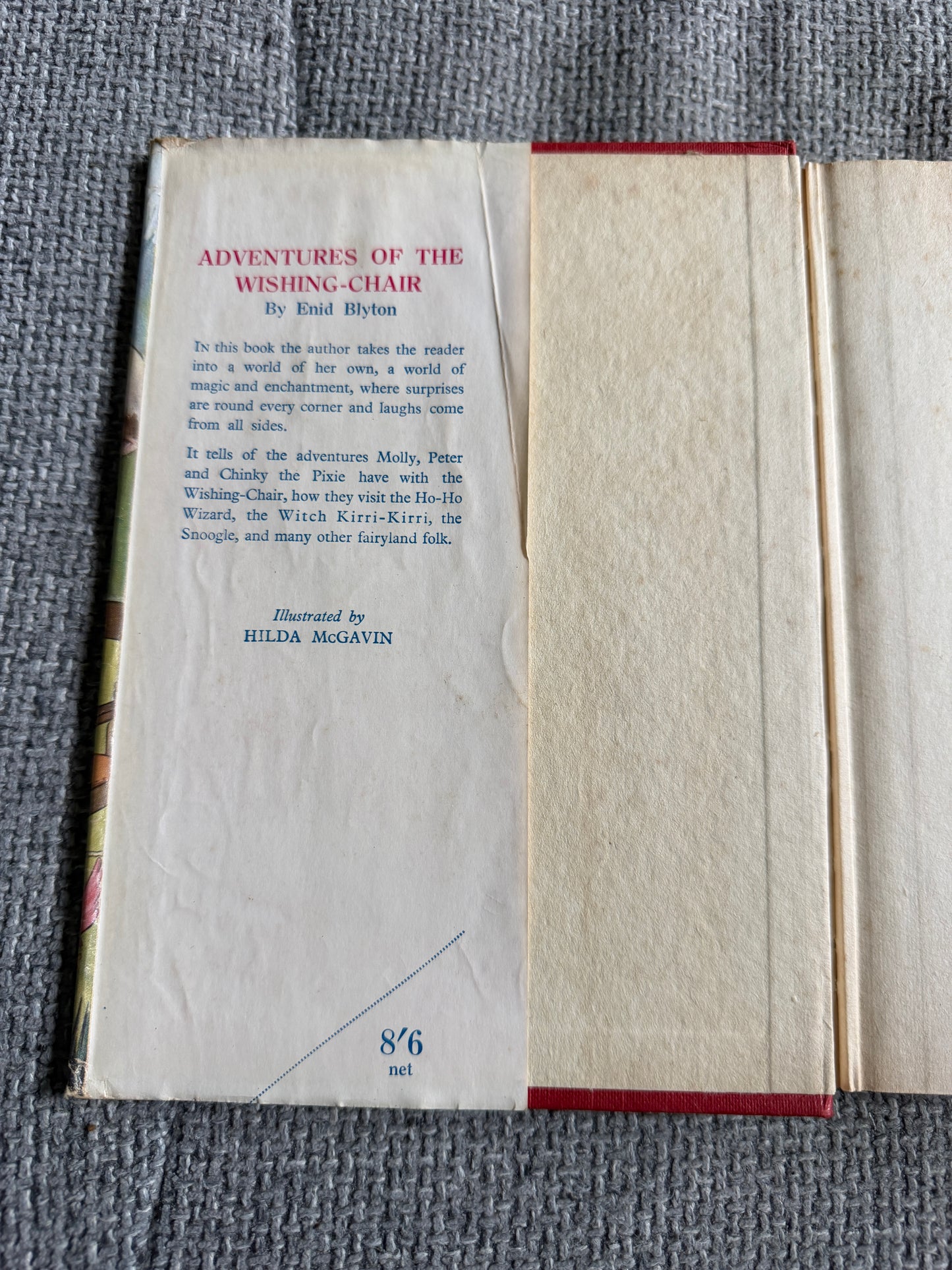 1964 Adventures Of The Wishing-Chair - Enid Blyton (Hilda McGavin illust) George Newnes Ltd