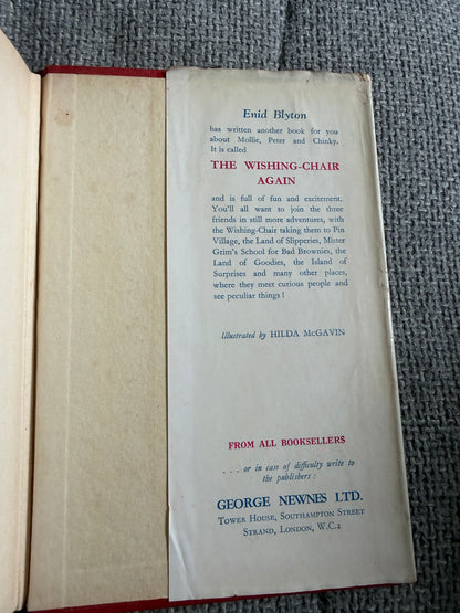 1964 Adventures Of The Wishing-Chair - Enid Blyton (Hilda McGavin illust) George Newnes Ltd