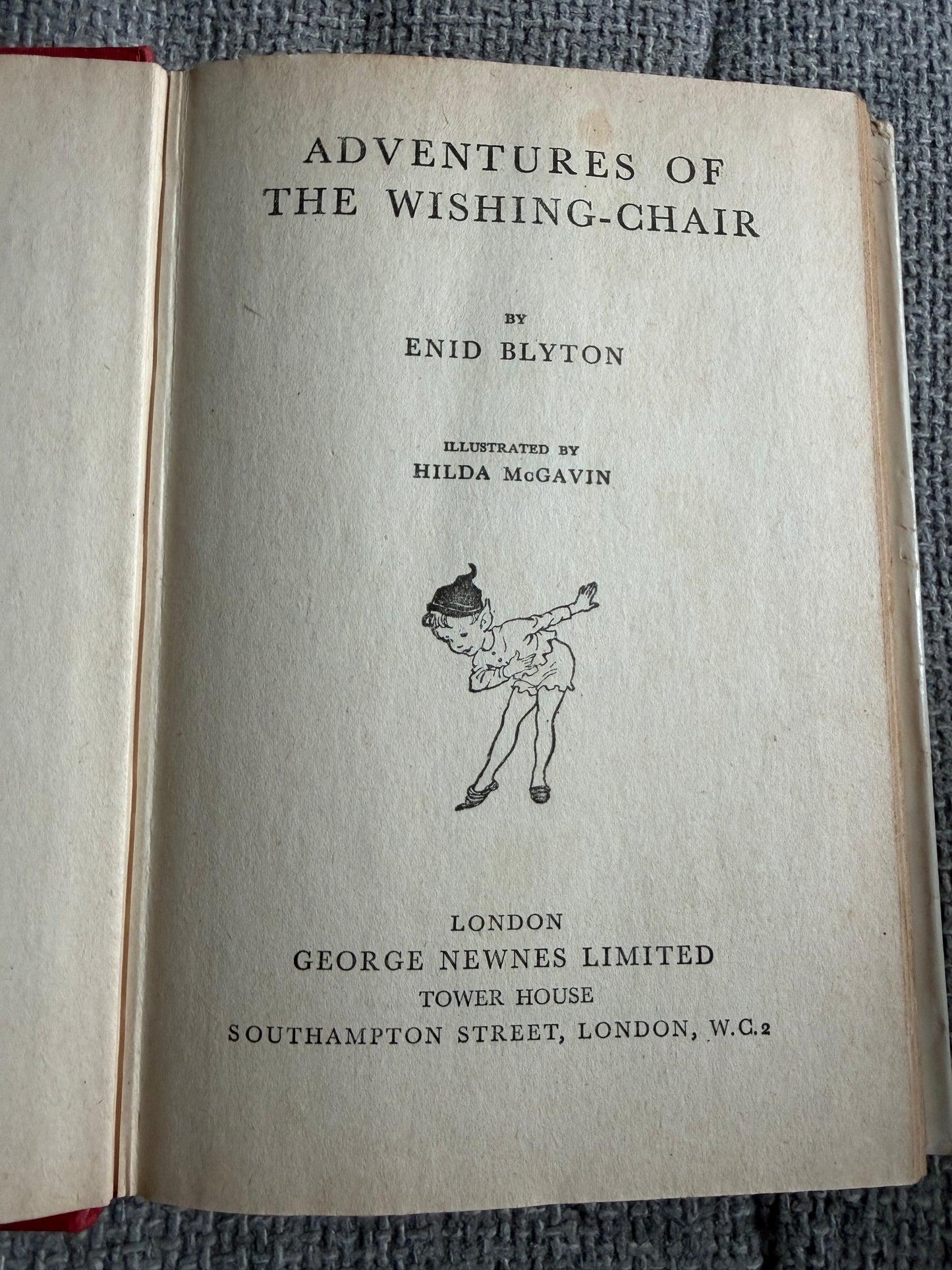1964 Adventures Of The Wishing-Chair - Enid Blyton (Hilda McGavin illust) George Newnes Ltd