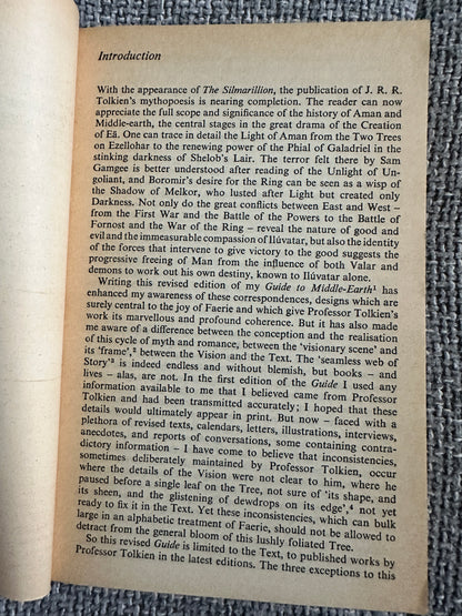 1978 The Complete Guide To Middle Earth - Robert Foster(Unwin Paperbacks)