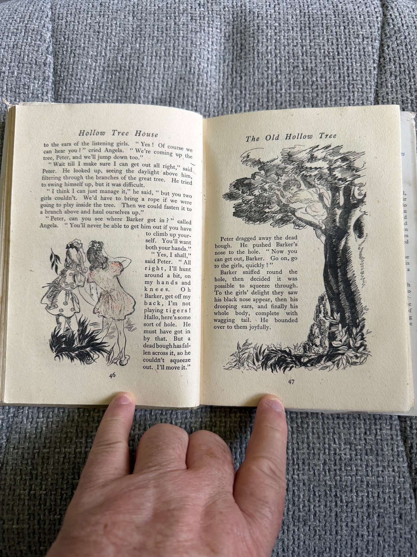 1945*1st* Hollow Tree House - Enid Blyton (Elizabeth Wall illust) Lutterworth Press