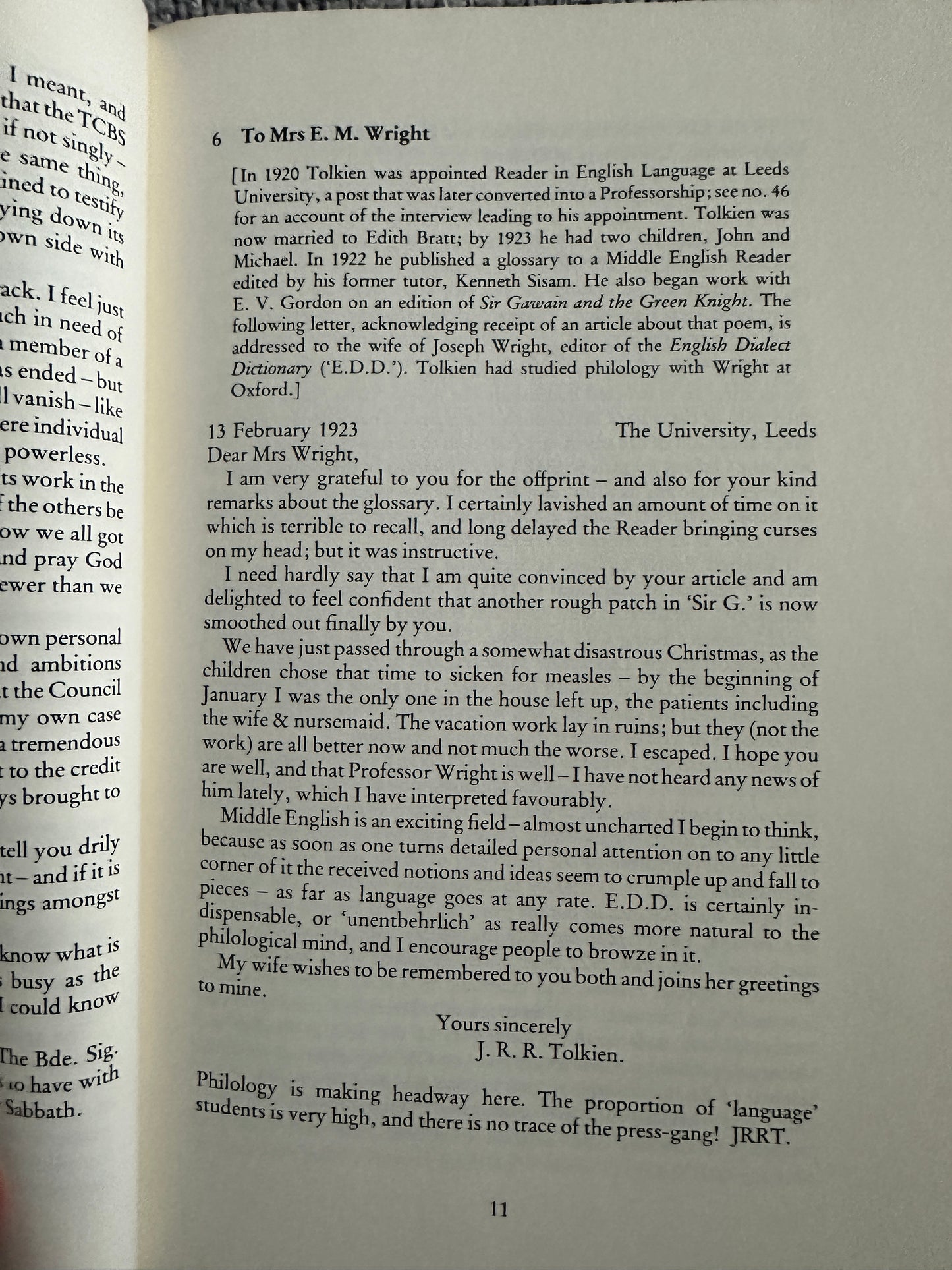 1980*1st* The Letters Of J. R. R. Tolkien - Humphrey Carpenter(Houghton Mifflin New York)