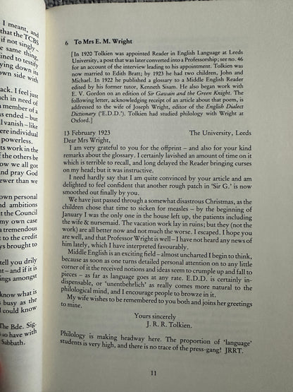 1980*1st* The Letters Of J. R. R. Tolkien - Humphrey Carpenter(Houghton Mifflin New York)