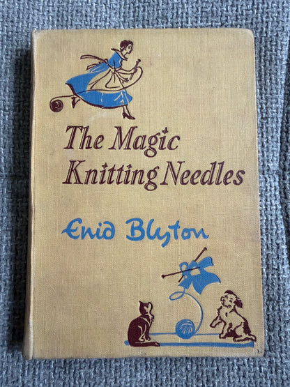 1950*1st* The Magic Knitting 🧶 Needles - Enid Blyton (Eileen Soper illust) MacMillan & Co Ltd