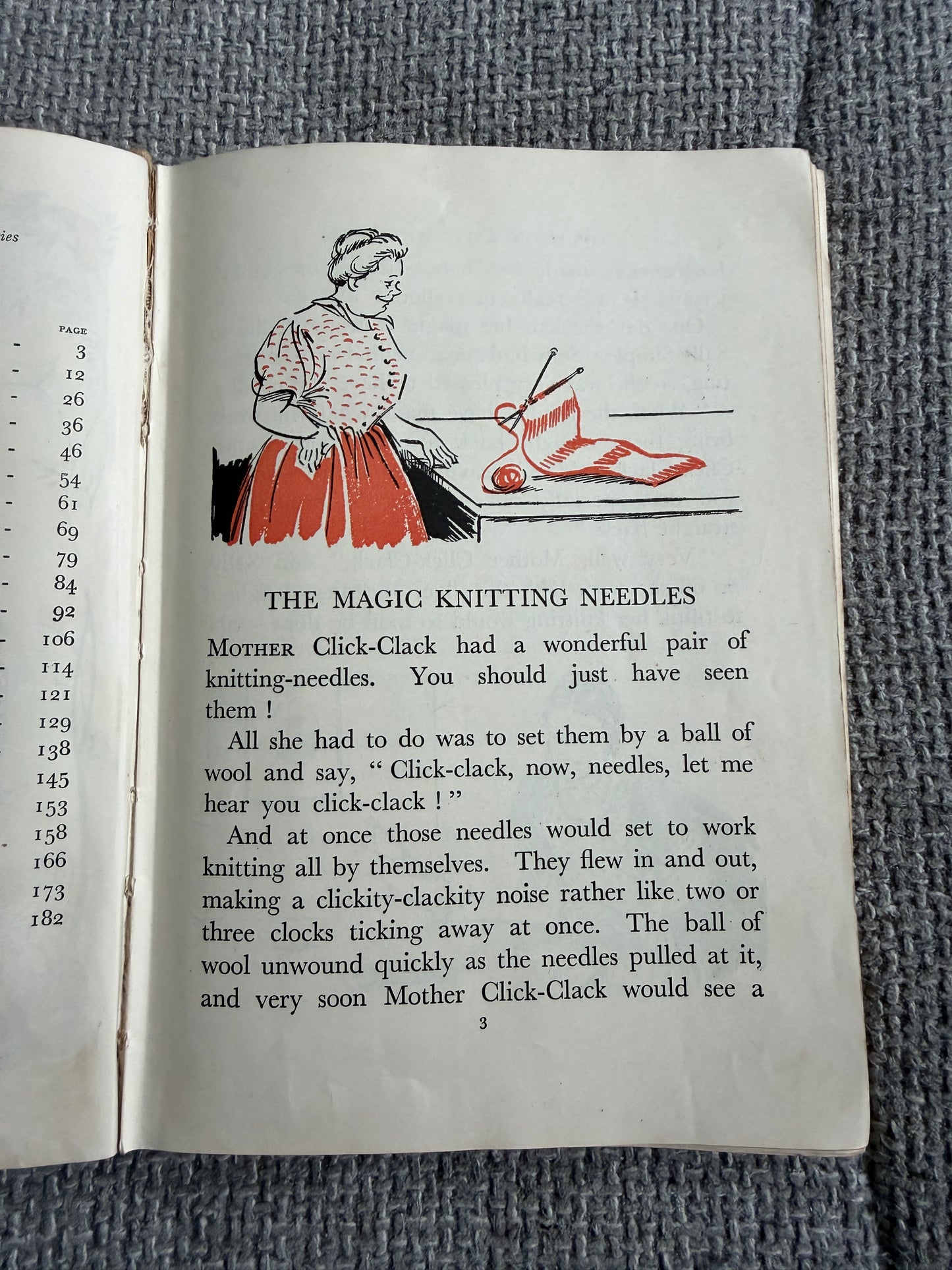 1950*1st* The Magic Knitting 🧶 Needles - Enid Blyton (Eileen Soper illust) MacMillan & Co Ltd