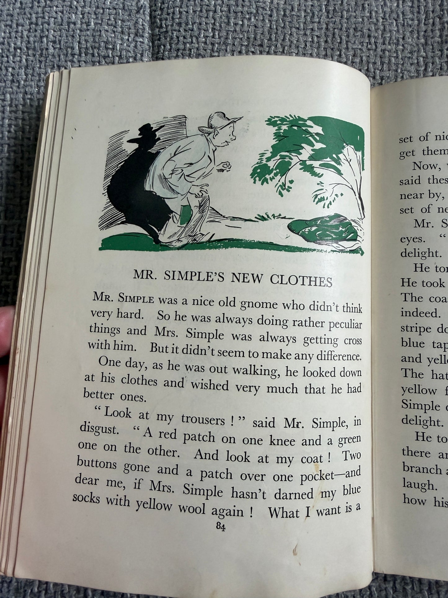 1950*1st* The Magic Knitting 🧶 Needles - Enid Blyton (Eileen Soper illust) MacMillan & Co Ltd