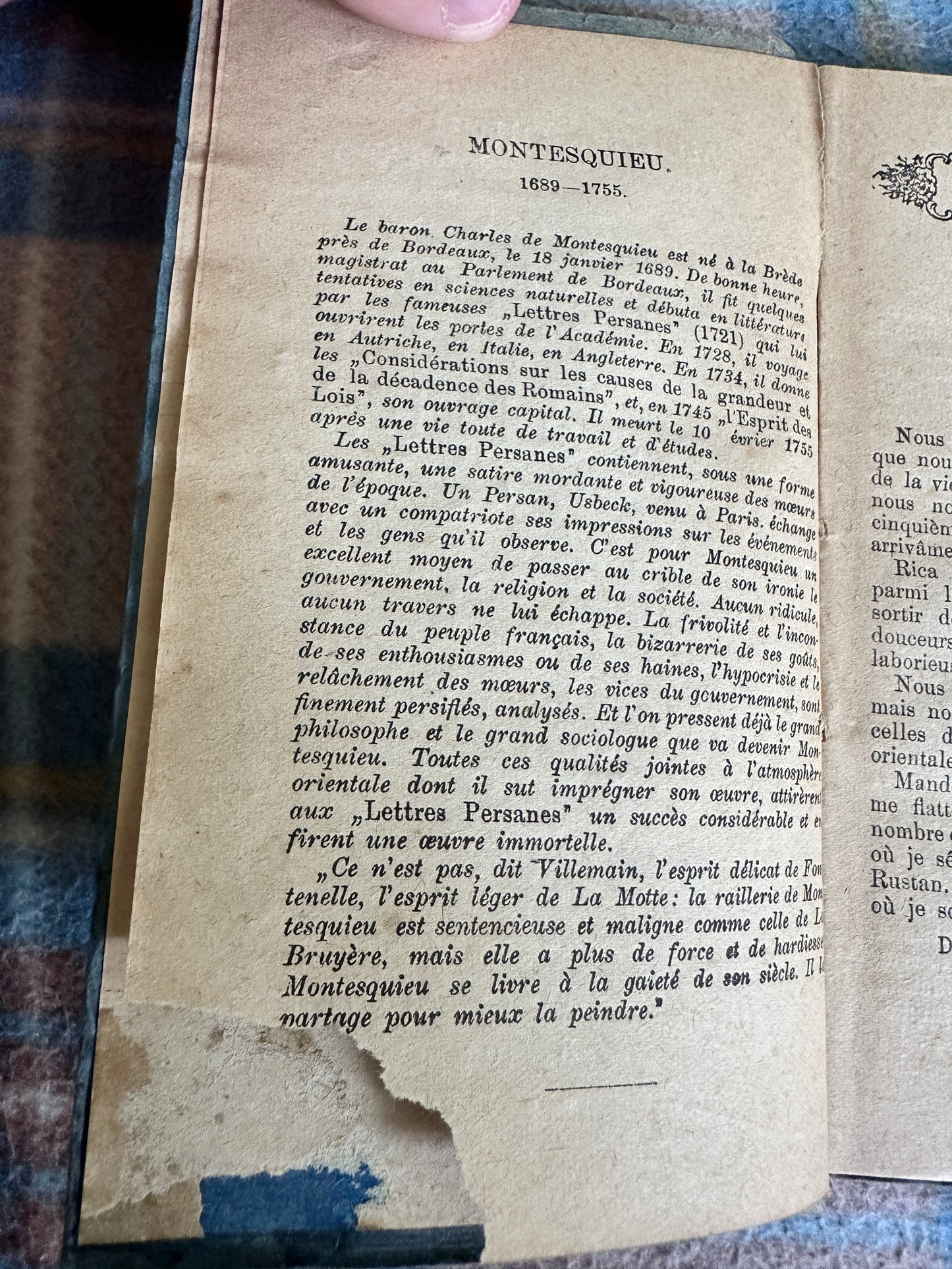 1930’s Lettres Persanes(Persian Letters) Montesquieu(Éditions Nilsson)
