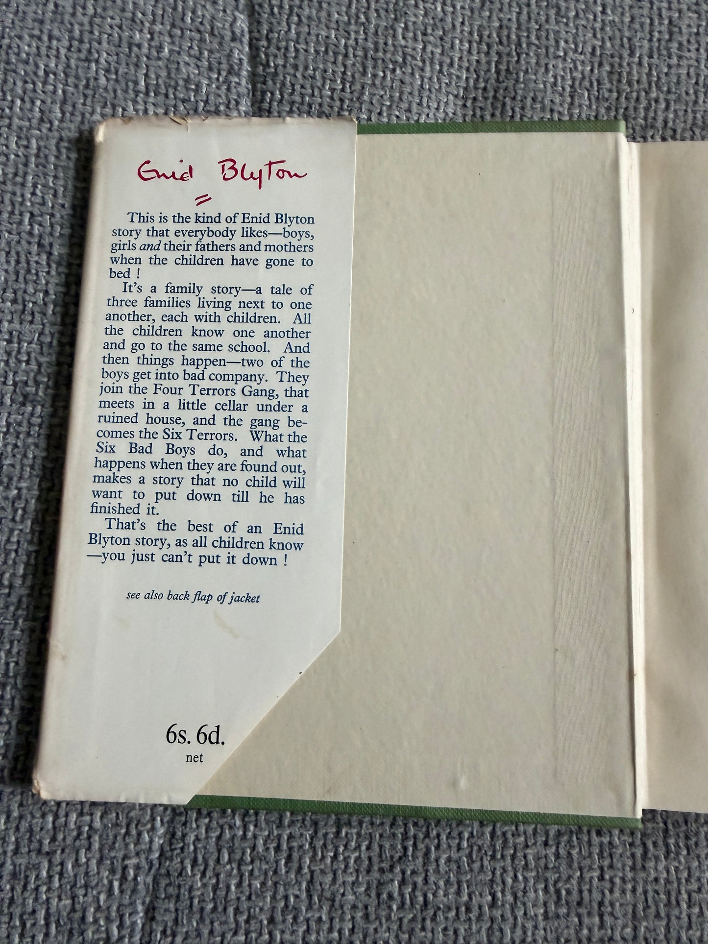 1955 The Six Bad Boys - Enid Blyton (Mary Gernat illust) Lutterworth Press