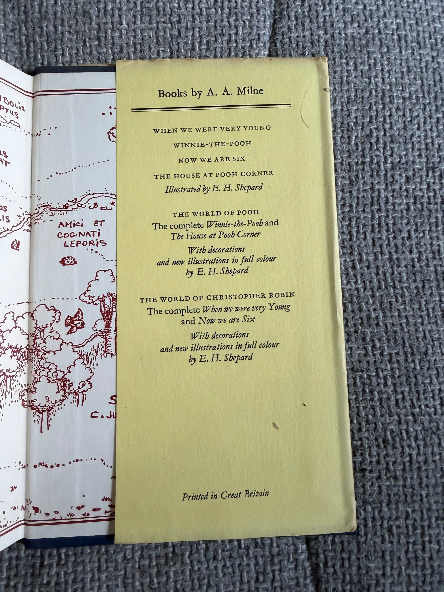 1961 Winnie Ille Pu - A. A. Milne (E. H. Shepard illust) In Latin Translated by Alexander Lenard (Methuen)
