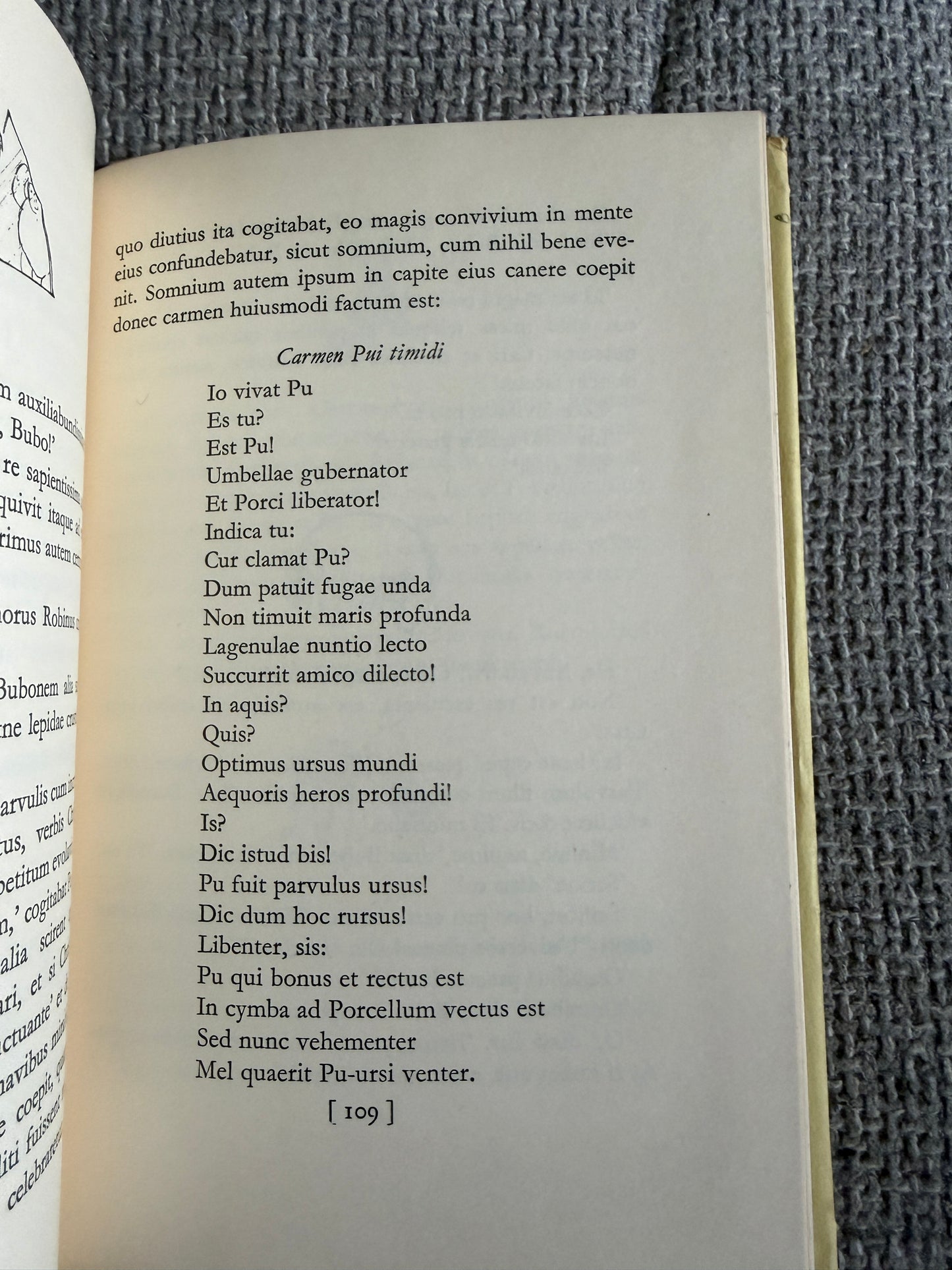 1961 Winnie Ille Pu - A. A. Milne (E. H. Shepard illust) In Latin Translated by Alexander Lenard (Methuen)
