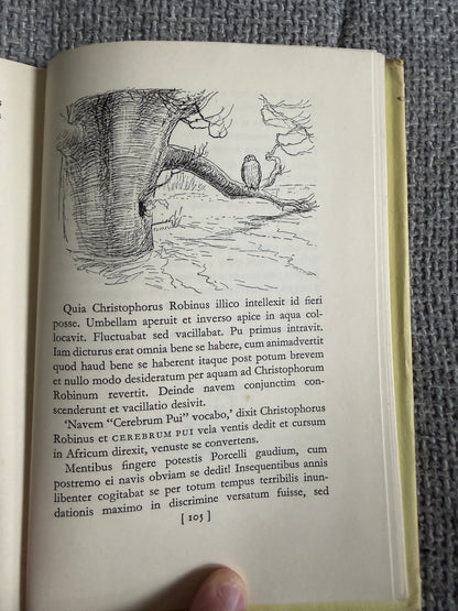 1961 Winnie Ille Pu - A. A. Milne (E. H. Shepard illust) In Latin Translated by Alexander Lenard (Methuen)