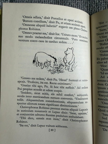 1961 Winnie Ille Pu - A. A. Milne (E. H. Shepard illust) In Latin Translated by Alexander Lenard (Methuen)