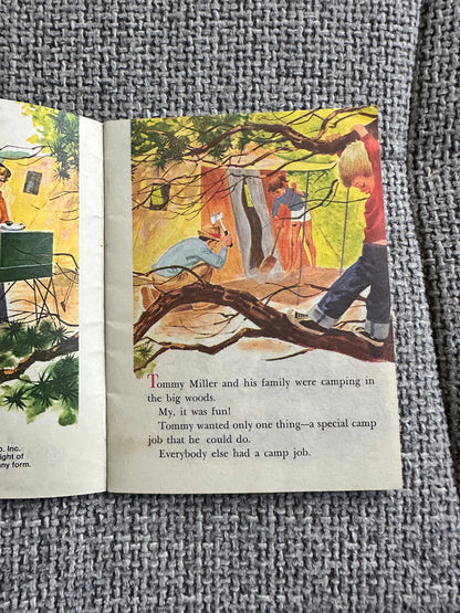 1972 Tommy’s Camping Adventure(Mini-Golden Book)Gladys Saxon(Mel Crawford Illust) Dean & Son Ltd