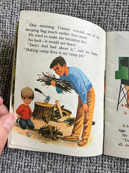 1972 Tommy’s Camping Adventure(Mini-Golden Book)Gladys Saxon(Mel Crawford Illust) Dean & Son Ltd