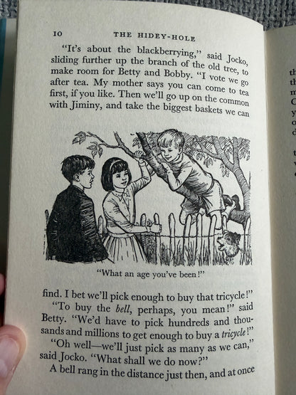 1964*1st* The Hidey-Hole - Enid Blyton (Daphne Rowles illust) Lutterworth Press